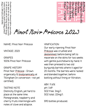 Load image into Gallery viewer, Tillingham Pinot Noir Précoce 2023